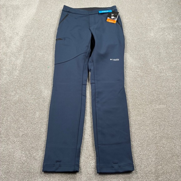 Columbia Titanium Vast Canyon High-Rise Softshell Pant Womens Medium New - Picture 1 of 14